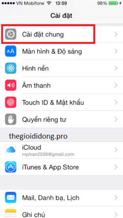 lấy lại ứng dụng bị ẩn trên iphone