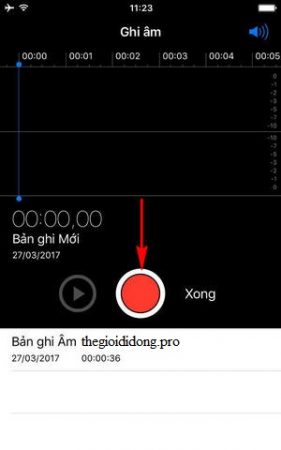 ghi âm trên iphone 6