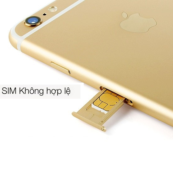 Sửa lỗi sim không hợp lệ trên iPhone 7, 6 Plus, 5S