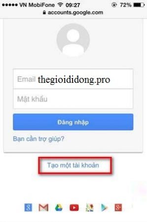 cách tạo email trên iphone 5