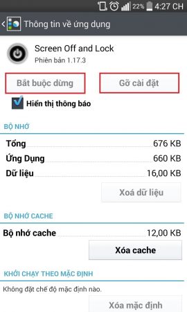 gỡ bỏ ứng dụng hệ thống android không cần root