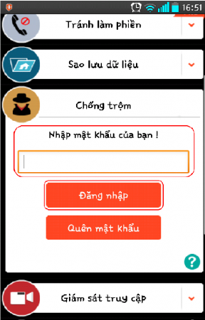 tìm điện thoại qua bkav