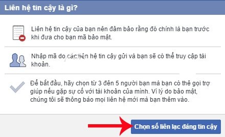 khoi phuc mat khau facebook